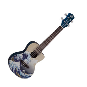 Luna UKEGWC Great Wave Concert Ukulele