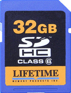 Lifetime Memory SD Secure Digital Card