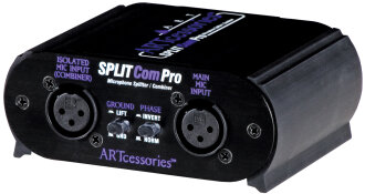 ART SplitCOM Pro Mic Splitter/Combiner