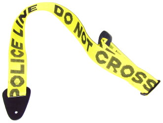 Police Line Nylon Guitar Strap