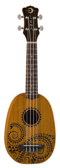 Luna UKETATTOO Pineapple Tattoo Ukulele