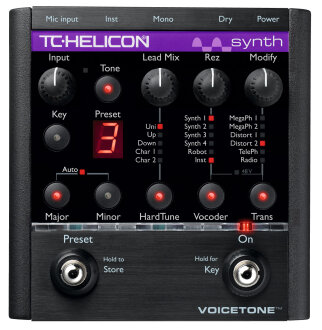 TC Helicon VoiceTone Synth Pedal