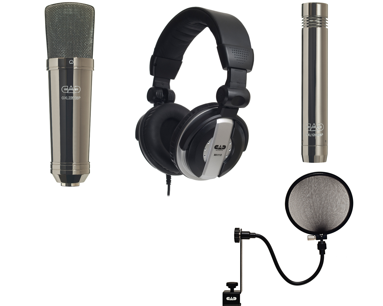 CAD CAD GXL2200BPSP Studio Microphone Pack - Black Pearl