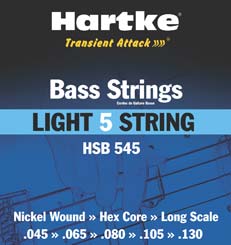 Hartke Hartke HSB545 Bass Strings, Light, 5-String