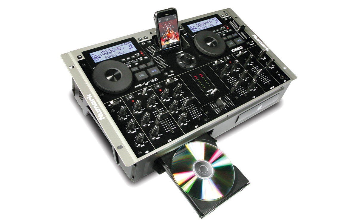 Numark Numark iCDMIX3 Dual CD/MP3 DJ System with Universal Dock