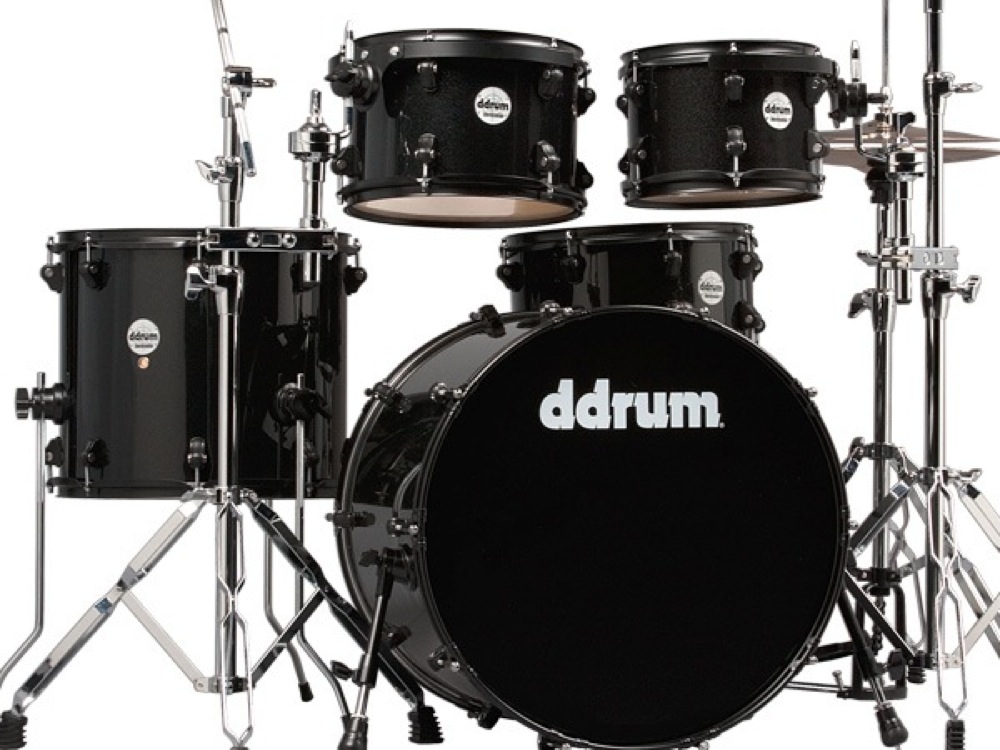 DDrum DDrum JMP522 Journeyman Player 22 Drum Set, 5-Piece - Deep Space Black Sparkle