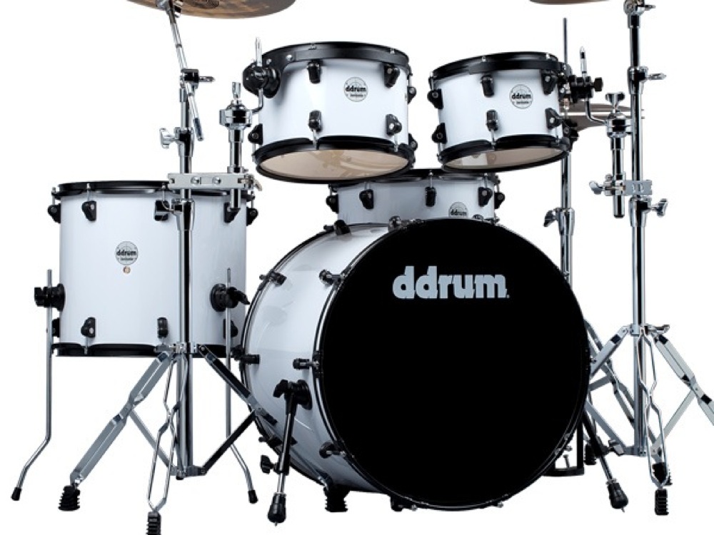 DDrum DDrum JMP522 Journeyman Player 22 Drum Set, 5-Piece - White