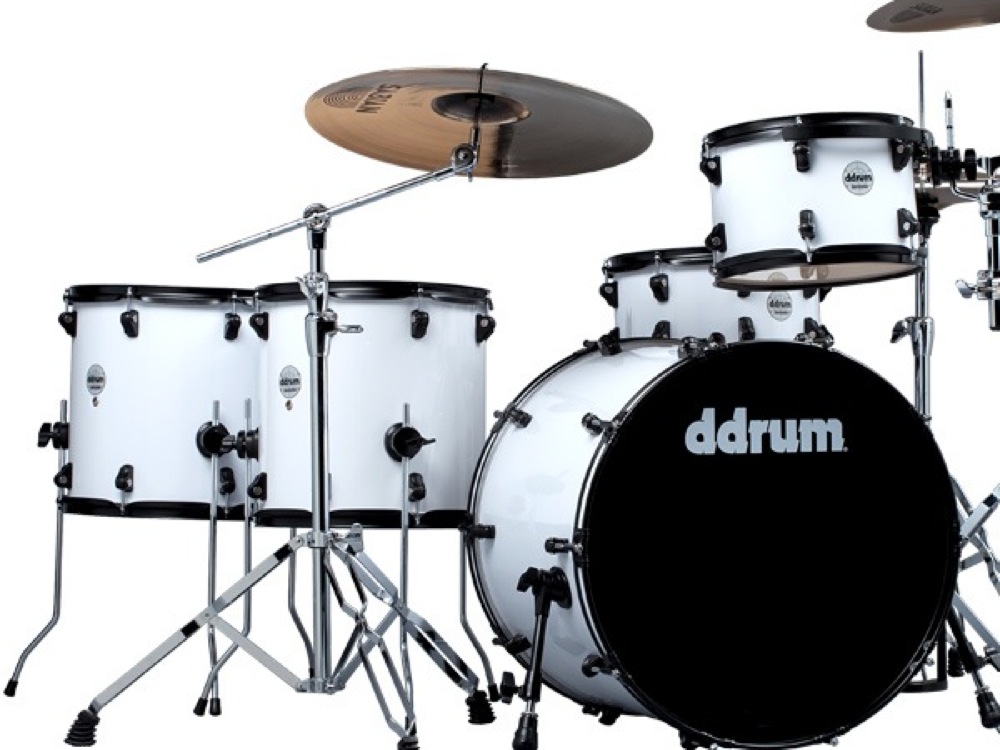 DDrum DDrum JMR522 Journeyman Rambler 22 Drum Set, 5-Piece - White