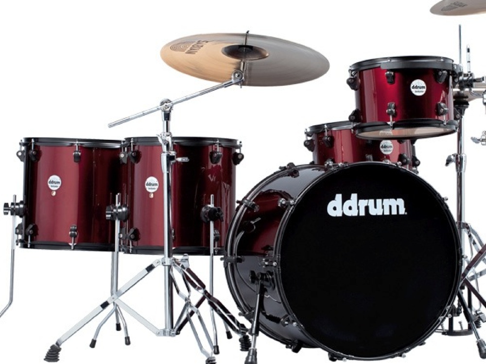 DDrum DDrum JMR522 Journeyman Rambler 22 Drum Set, 5-Piece - Wine Red