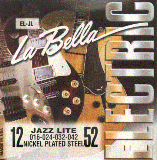 LaBella LaBella Electric Guitar Strings, Nickel (12-52)