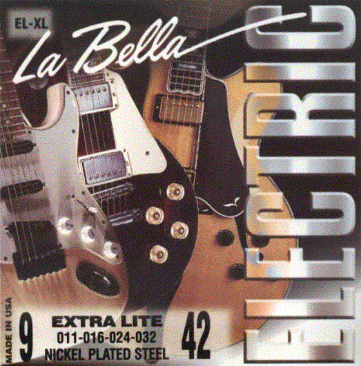 LaBella LaBella Electric Guitar Strings, Nickel (9-42)