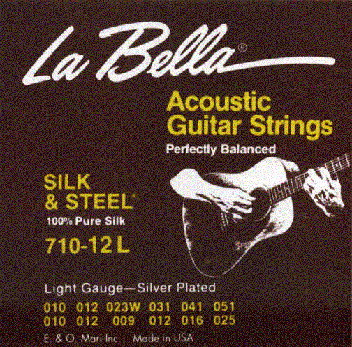 LaBella LaBella 710-12L Strings, Silk and Steel