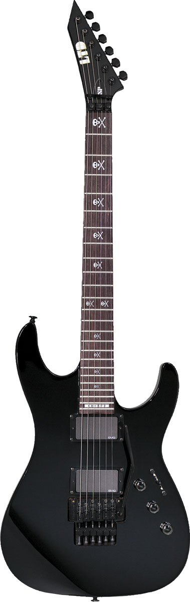 ESP ESP LTD Kirk Hammett KH6-02 Signature Electric Guitar - Black