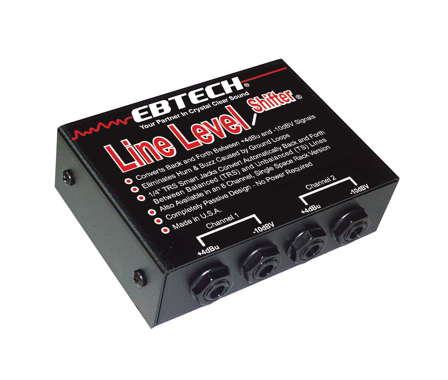 Ebtech EBTech LLS2 2-Channel Line Level Shifter