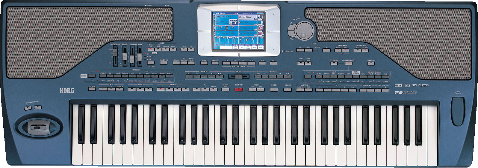 Korg Korg Pa800 Arranger Keyboard, 61-Key