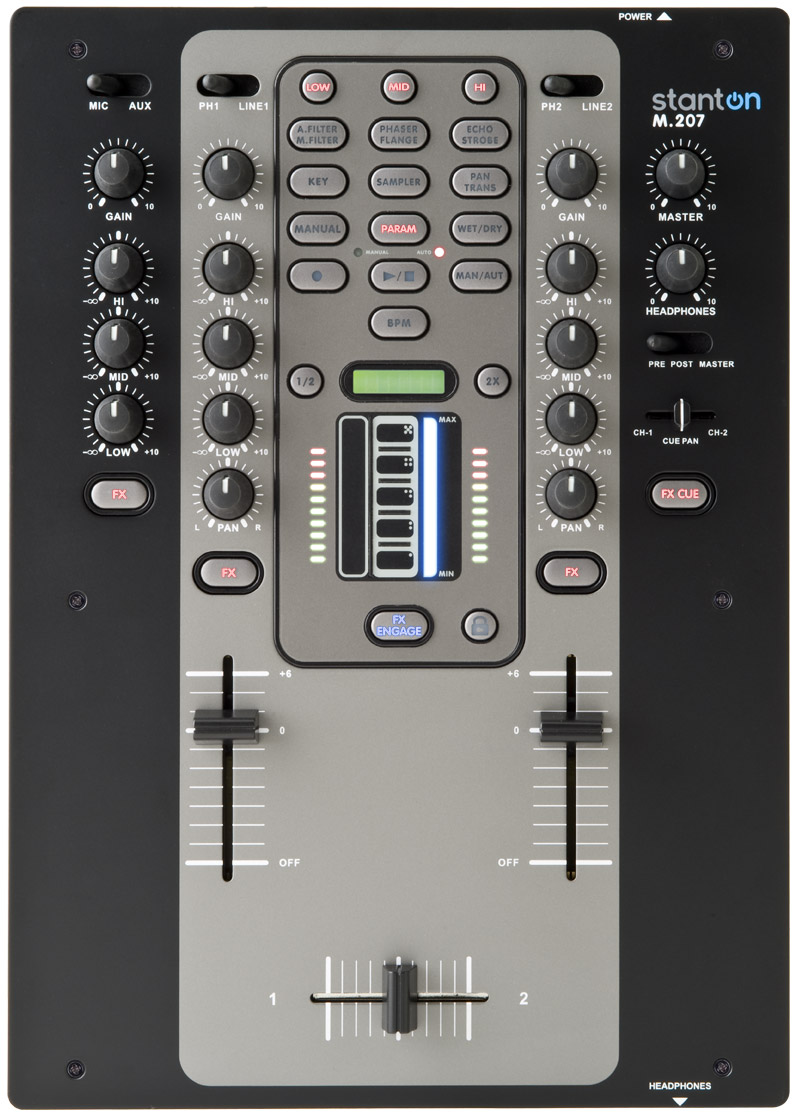 Stanton Stanton M.207 DJ Mixer with Effects, 2-Channel