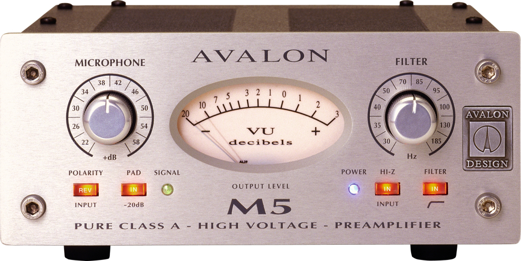 Avalon Avalon M5 Pure Class A Microphone Preamplifier, Half-Rack