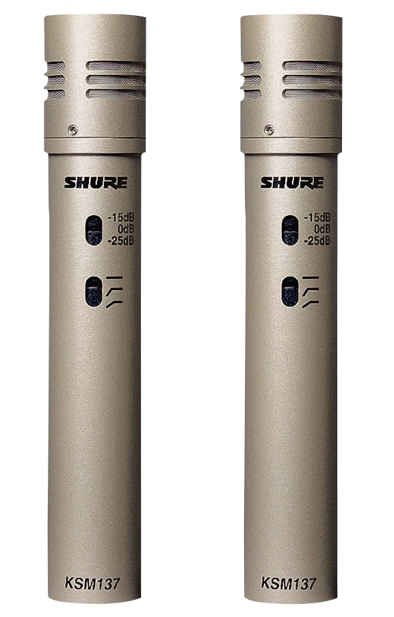 Shure Shure KSM137 Condenser Microphone, Small Diaphragm (Cardioid)