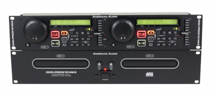 American DJ and Audio American Audio DCDPRO310 CD Player, Dual