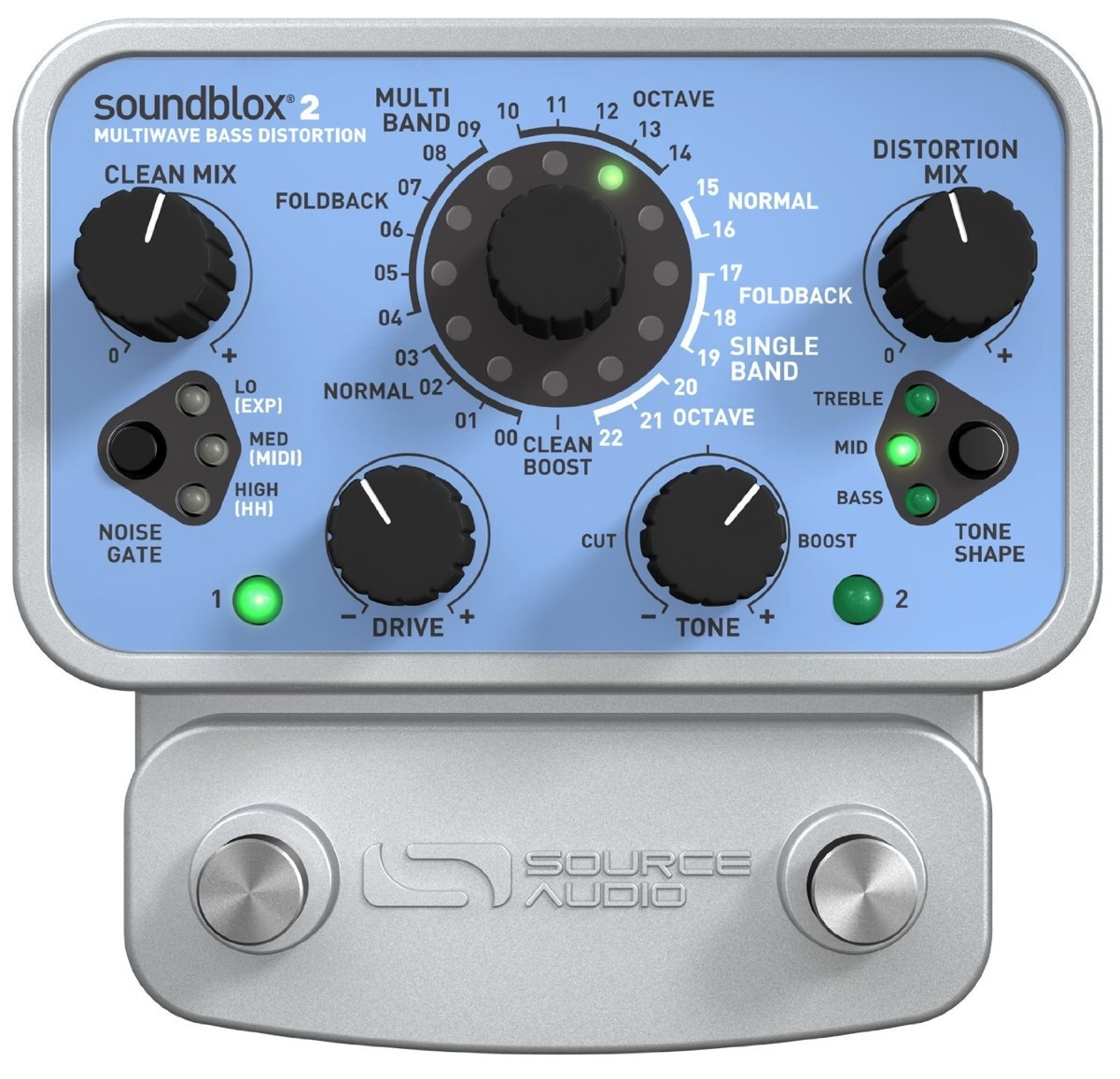 Source Audio Source Audio SA221 Soundblox 2 Multiwave Bass Distortion Pedal