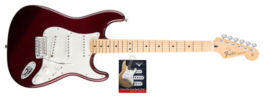 Fender Fender Standard Stratocaster Maple Electric Guitar and Texas Special Pickup Set - Midnight Wine