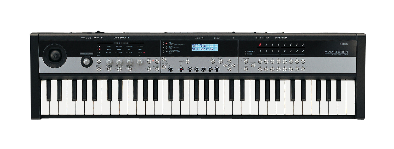 Korg Korg microSTATION Keyboard Synthesizer Work Station, 61-Key