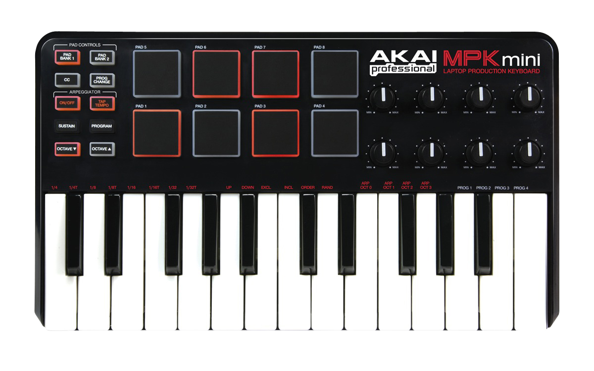 Akai Akai MPK 25-Key MIDI mini Controller Keyboard