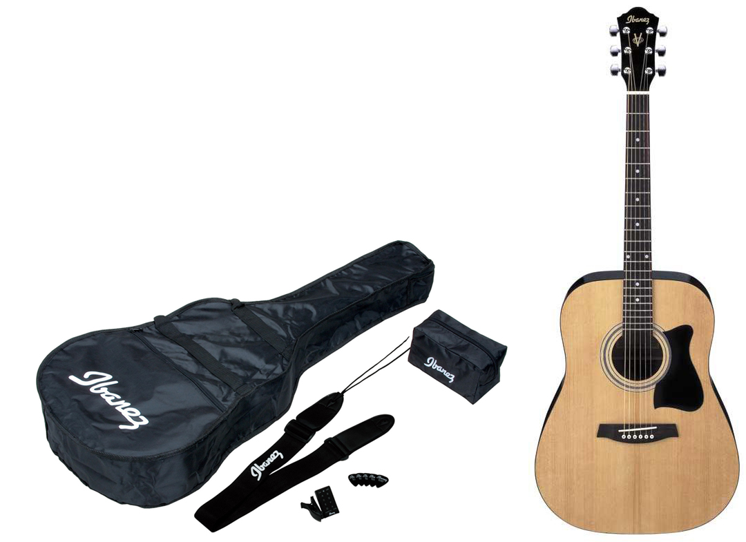 Ibanez Ibanez Jumpstart IJV50 Acoustic Guitar Package - Natural