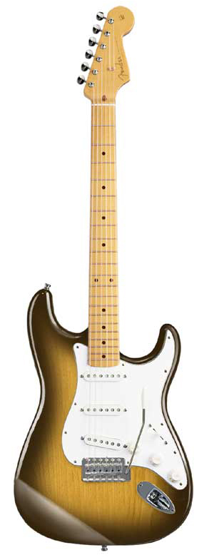 Fender Fender '57 American Vintage Stratocaster Electric Guitar, Maple - 2-Color Sunburst