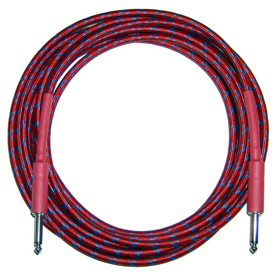 CBI CBI Braided Instrument Cable (Red) (10 Foot)