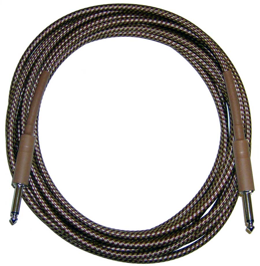 CBI CBI Braided Instrument Cable (Vintage Tweed) (10 Foot)