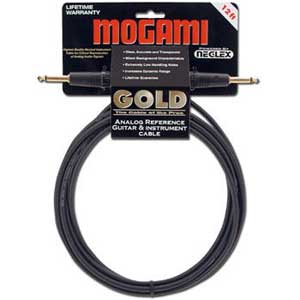 Mogami Mogami Gold Instrument/Guitar Cable (10 Foot)
