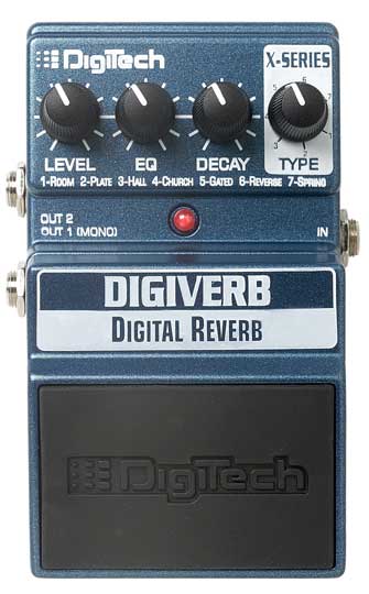 DigiTech DigiTech X-Series DigiVerb Digital Reverb Effects Pedal