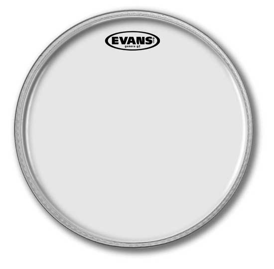 Evans Evans Genera G2 Drumhead, Clear (13 Inch)