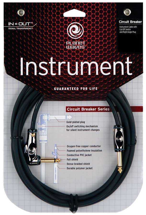 Planet Waves Planet Waves PWAGRA Circuit Breaker Instrument Cable (10 Foot)