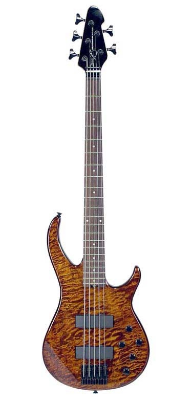 Peavey Peavey Millennium Bass 5 AC BXP Active Bass Guitar, 5 String - Tiger Eye