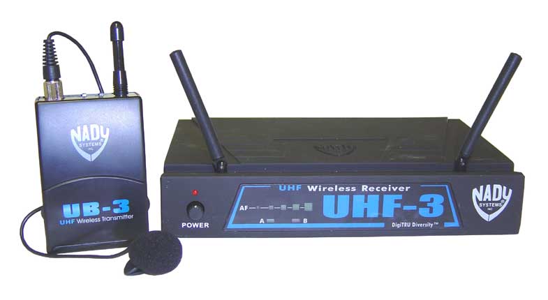 Nady Nady UHF 3 Omnidirectional Lapel Wireless System
