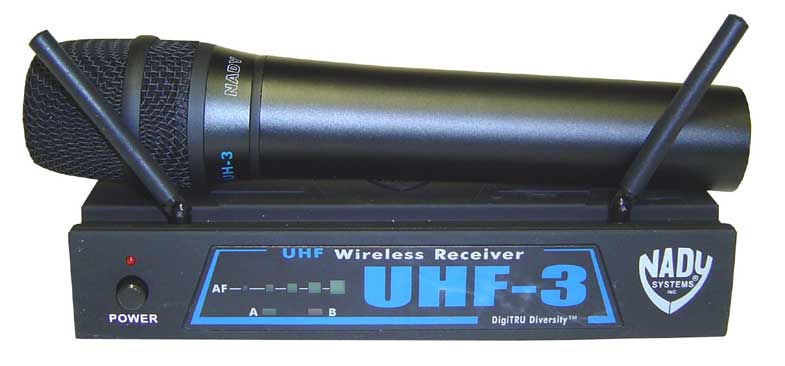 Nady Nady UHF 3 Handheld Wireless Microphone System