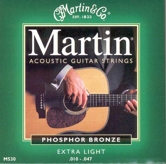 Martin Martin Acoustic Guitar Strings, 92/8 Phosphor Bronze (10-47)