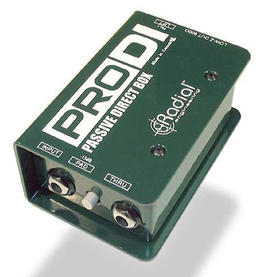 Radial Radial Pro DI Direct Box, Passive
