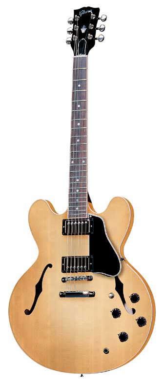 Gibson Gibson ES-335 Dot Reissue Electric Guitar, Memphis Series - Figured Antique Natural