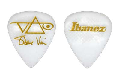 Ibanez Ibanez Steve Vai Rubber Grip Guitar Picks, 6-Pack - White