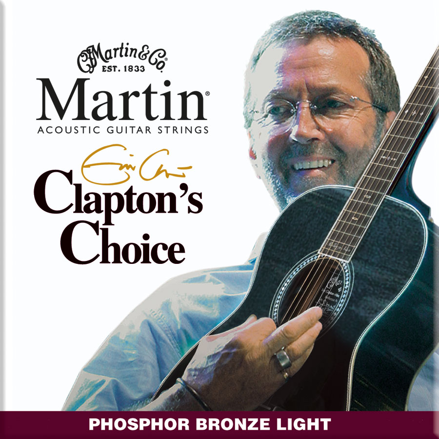 Martin Martin Artist Choice Strings, Eric Clapton, 92/8 Phosphor Bronze