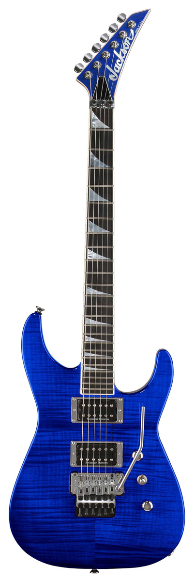 Jackson Jackson USA Soloist SL2H Electric Guitar with Case - Transparent Blue