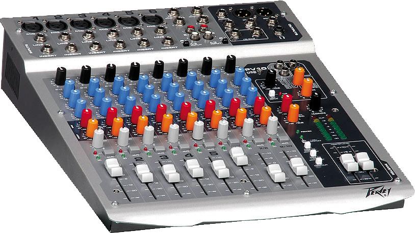 Peavey Peavey PV10USB Mixer, 10-Channel (with USB)