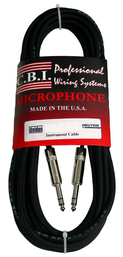 CBI CBI BLUA Ultimate Series Stereo Balanced 1/4 in. TRS-TRS Cable (6 Foot)