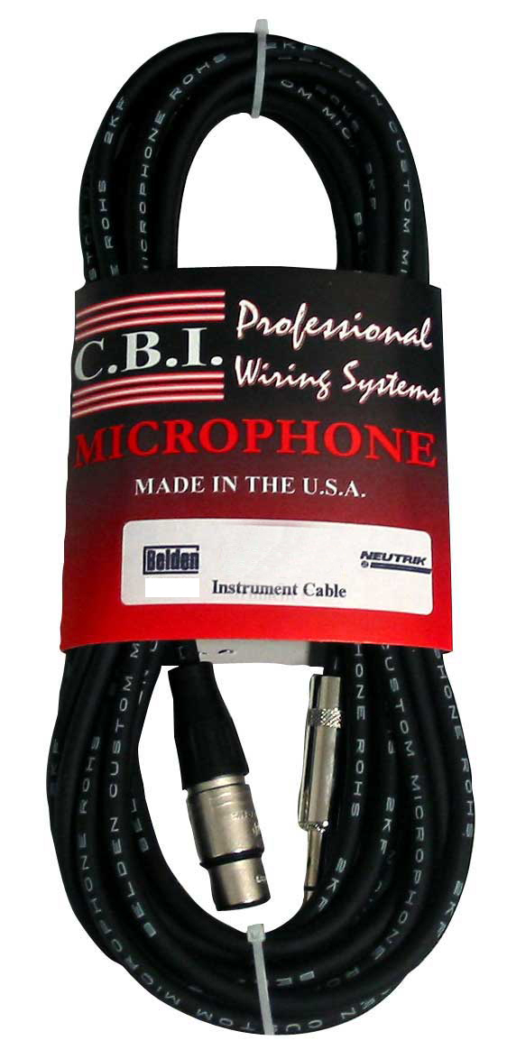 CBI CBI BLUB Ultimate Series 1/4 in. TRS Male to XLR Female Cable (10 Foot)