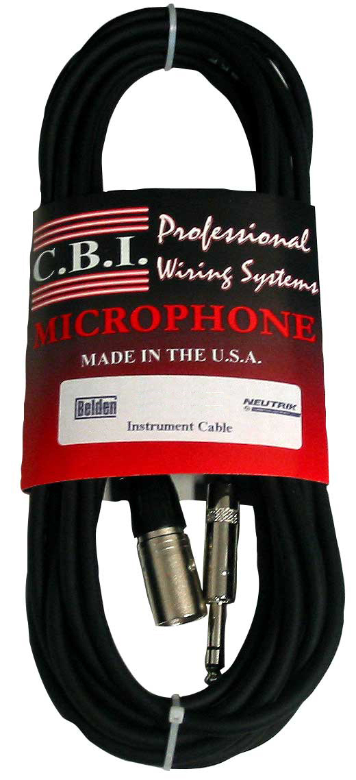 CBI CBI BLUC Ultimate Series 1/4 in. TRS to XLR Male Cable (20 Foot)