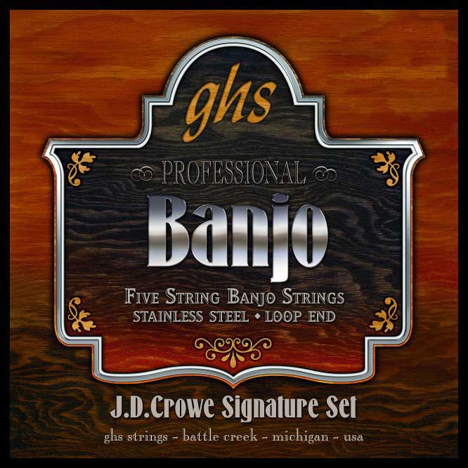 GHS GHS JD Crowe Stage Stainless Steel 5-String Banjo Strings (Light)