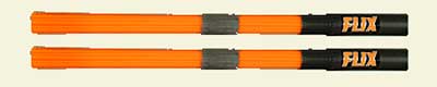 Flix Flix Sticks Fibre Multi-Rod Drumsticks - Orange